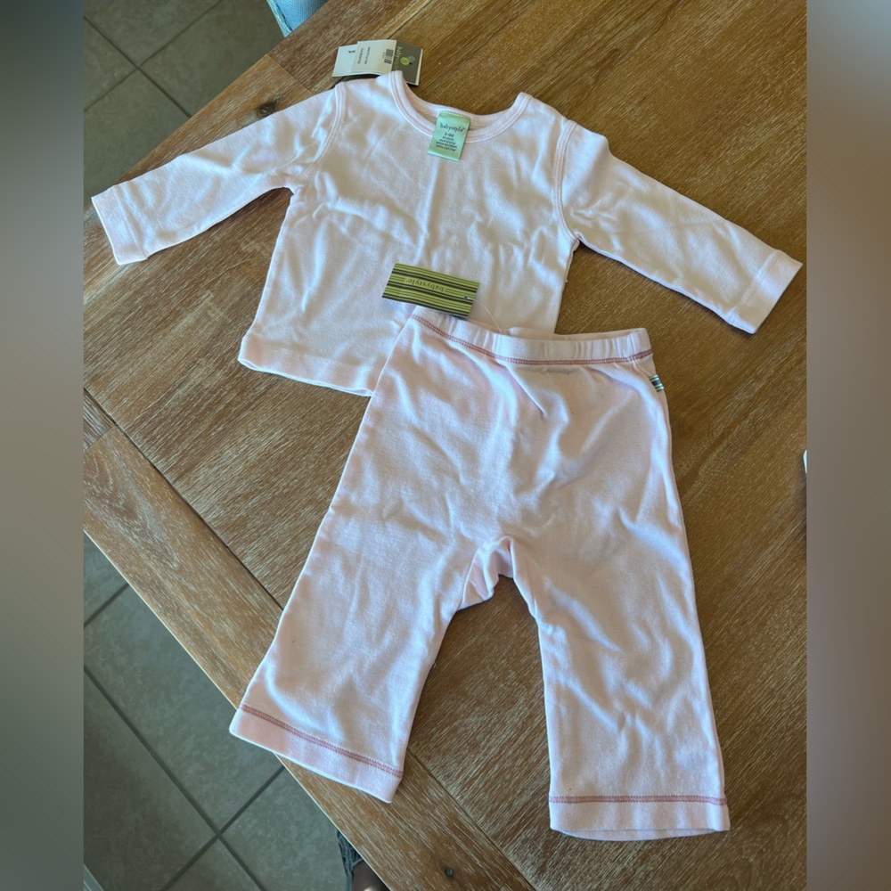 Babystyle softest set in pink in size 3-6 months
